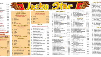 Lucky Star menu