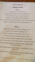Mother Shipton Inn menu
