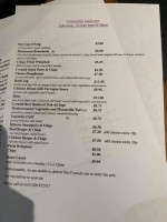The Crown Inn menu