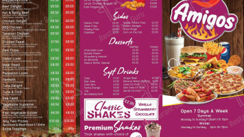 Amigos Pizzas, Burgers And Curries food
