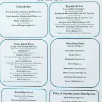 Crown And Plough Pub menu