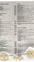 Francos menu
