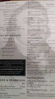 The Ancient Mariner menu