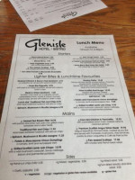 Glenisle Bistro menu