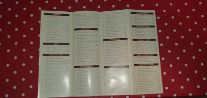 Golden Dynasty menu