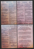 Ten 21 menu