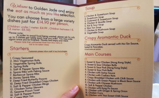 Golden Jade menu