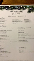 Foresters Oaks Country Inn menu