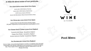 The Wine Kitchen menu