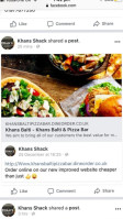Khan's Pizza food