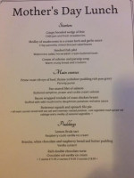 The Swan Inn menu