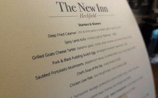The New Inn At Heckfield menu