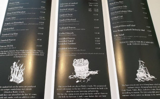 Butley Orford Oysterage menu