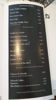 Butley Orford Oysterage menu