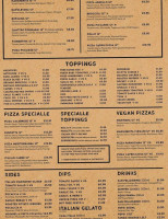 Pizza Triangle menu