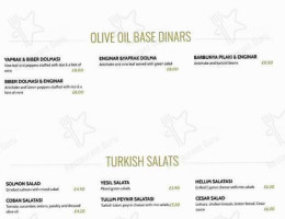 Turkish Meze menu