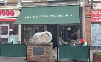 The Green Door Deli outside