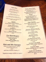 Millstone Country Inn menu