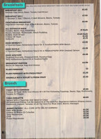 Cafe 206 menu