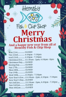 Hemsby Fish Chip Shop menu