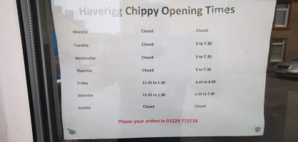 Haverigg Fish Chip Shop outside