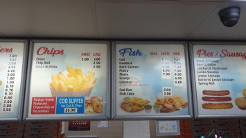 Popeyes Fish And Chips menu