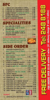 Napolis Pizza And Kebab menu