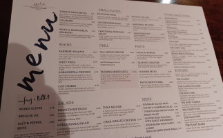 The Thatched Tavern menu