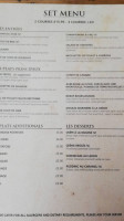 Rustique menu