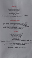 Helwith Bridge Inn menu