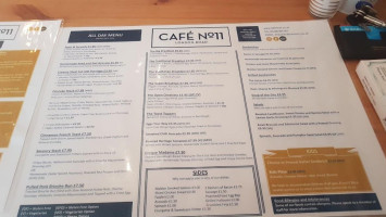Cafe No.11 menu