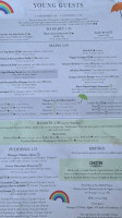 The Bakers Arms menu