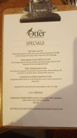 The Otter Inn menu