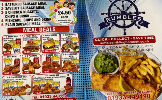 Rumbles Fish And Chips/irthlingborough food