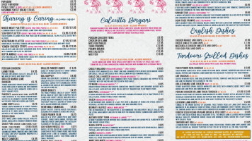 Pink Elephant Persian Lounge menu