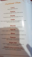 Bibiana Lounge menu