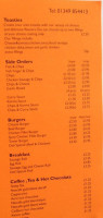 Fyrish Deli menu