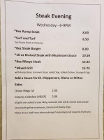 New Inn, Roughton menu