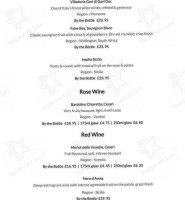 Maurizio's menu