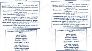 Langdons Restaurant And Bar menu