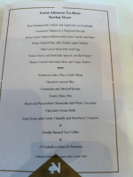 Newbay House Wexford menu
