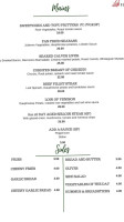 The Ilchester Arms menu