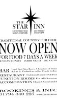 The Star Inn menu