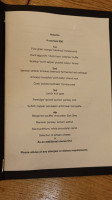 Restaurant Tristan menu
