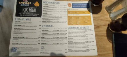 The Pancake House menu