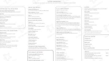 Swinton Bivouac menu