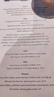 The Malthouse menu