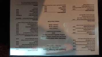 Hogarth Inn menu