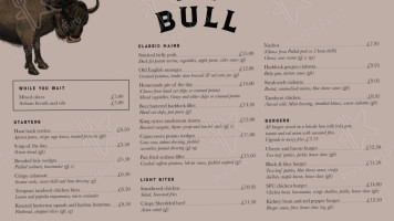 The Bull Rodington menu