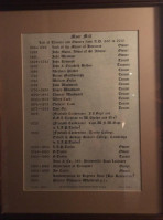 Beefeater Moor Mill menu
